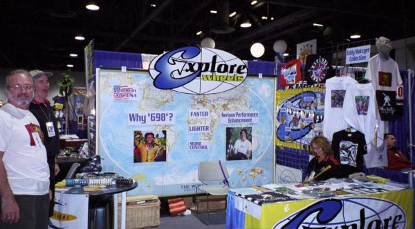 Explore Wheels booth