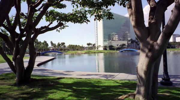 Rainbow Lagoon Park beside the Convention Center